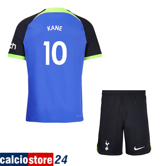 Maglie Calcio Tottenham Hotspur (KANE #10) Bambino Seconda 2022/23