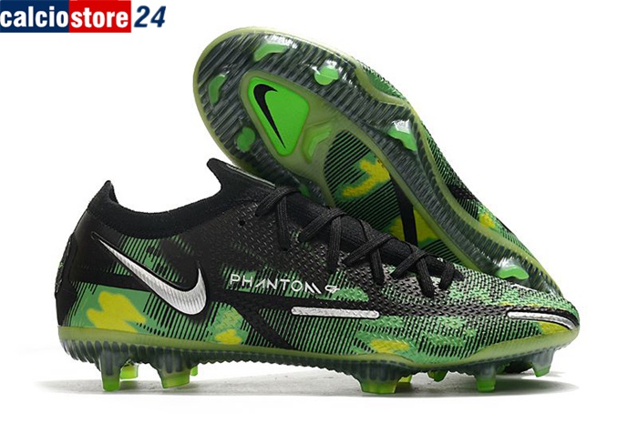 Nike Scarpe Da Calcio Phantom GT2 Elite FG Nero/Verde