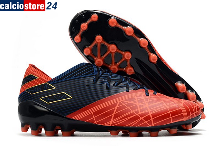 Adidas Scarpe Da Calcio Nemeziz 19.1 AG Rosso/Blu