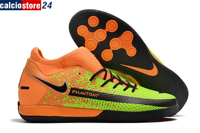 Nike Scarpe Da Calcio Phantom GT Academy Dynamic Fit IC Verde/Arancia
