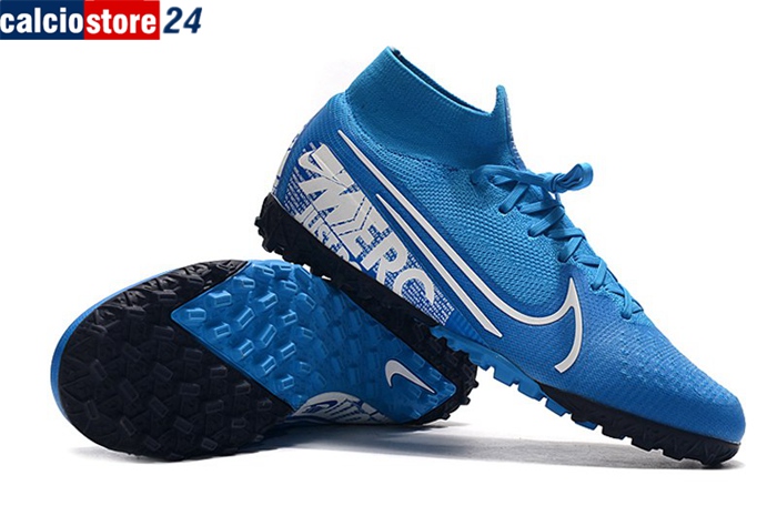 Nike Scarpe Da Calcio Mercurial Superfly 7 Elite MDS TF Blu