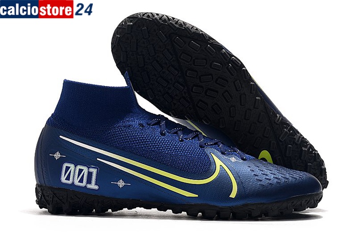 Nike Scarpe Da Calcio Mercurial Superfly 7 Elite MDS TF blu navy