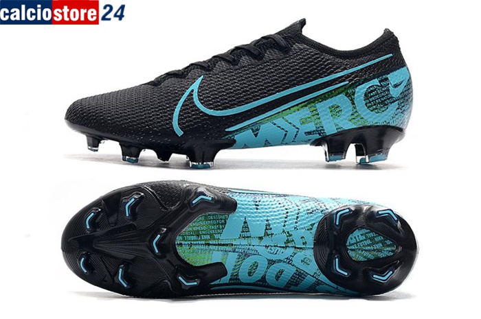 Nike Scarpe Da Calcio Mercurial Vapor 13 Elite FG Nero/Blu