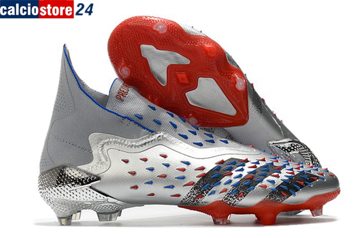 Adidas Scarpe Da Calcio Predator Freak + FG D'argento