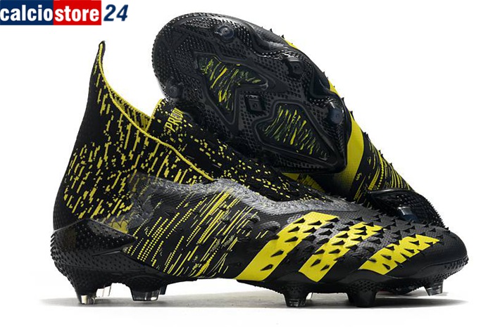 Adidas Scarpe Da Calcio Predator Freak + FG Nero/Giallo