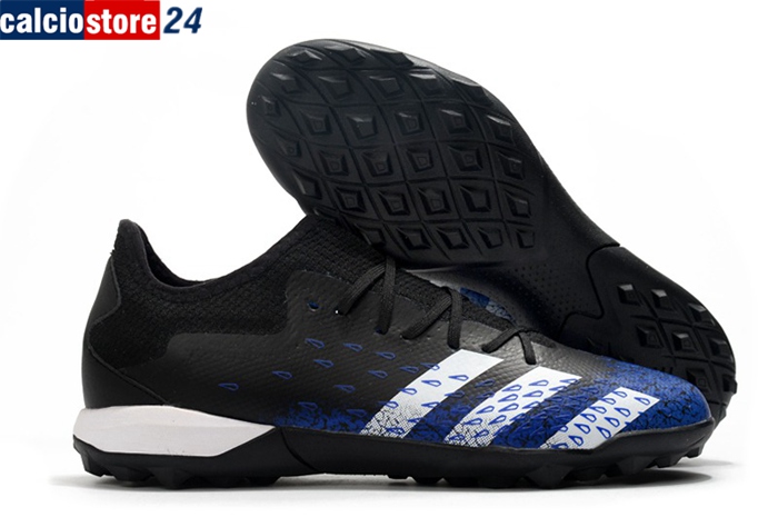 Adidas Scarpe Da Calcio Predator Freak .3 Low TF Nero/Blu