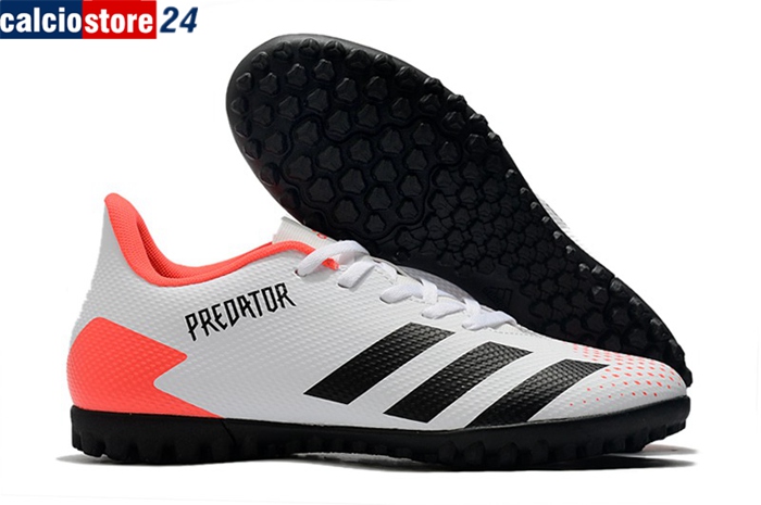 Adidas Scarpe Da Calcio Predator 20.4 TF Sale Bianco