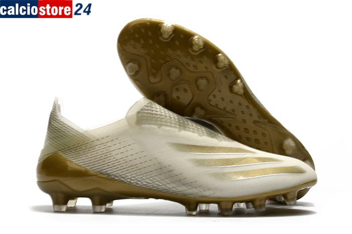 Adidas Scarpe Da Calcio X Ghosted AG Bianco/Marrone