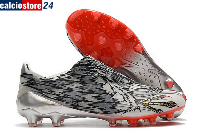 Adidas Scarpe Da Calcio X Ghosted AG D'argento