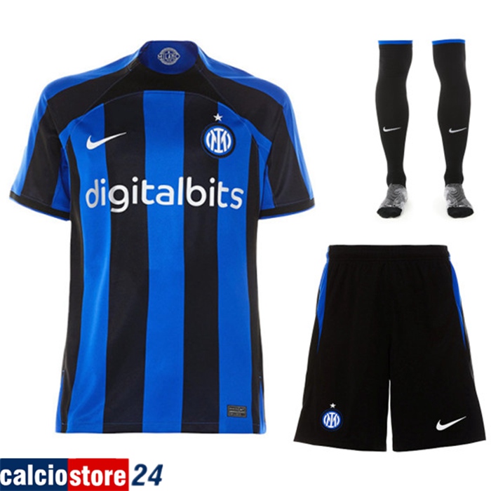 Kit Maglia Inter Milan Prima (Pantaloncini + Calzini) 2022/2023