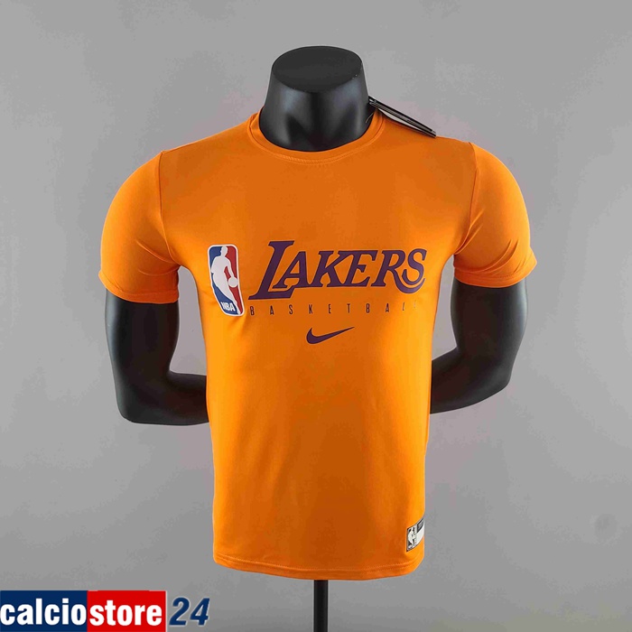NBA Los Angeles Lakers T-Shirt Arancia #K000220