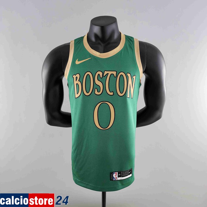 Maglia Boston Celtics (TATUM #0) 2020 Verde City Edition