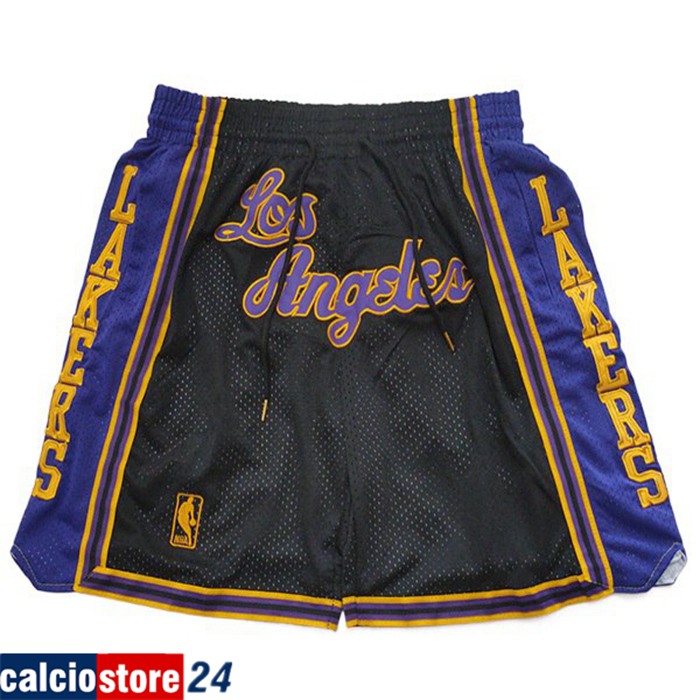 Pantaloncini NBA Los Angeles Lakers Nero