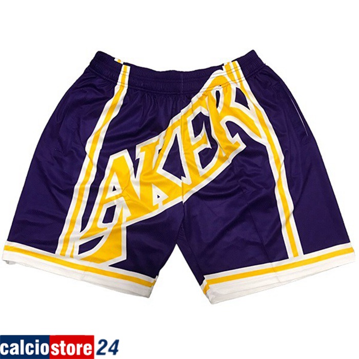 Pantaloncini NBA Los Angeles Lakers viola