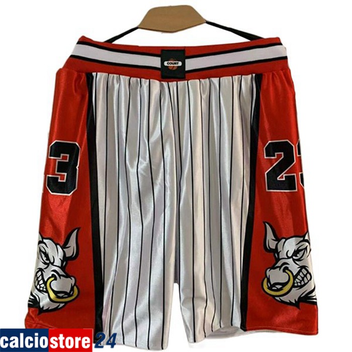 Pantaloncini NBA Chicago Bulls Bianco/Rosso