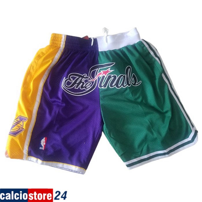 Pantaloncini NBA Chicago Bulls viola/Verde