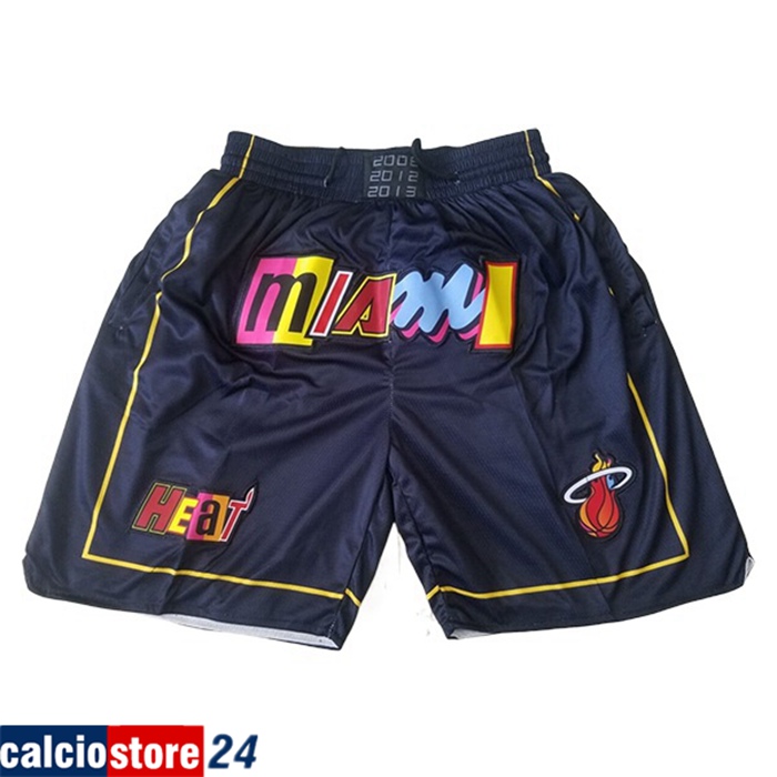 Pantaloncini NBA Miami Heat Blu Scuro