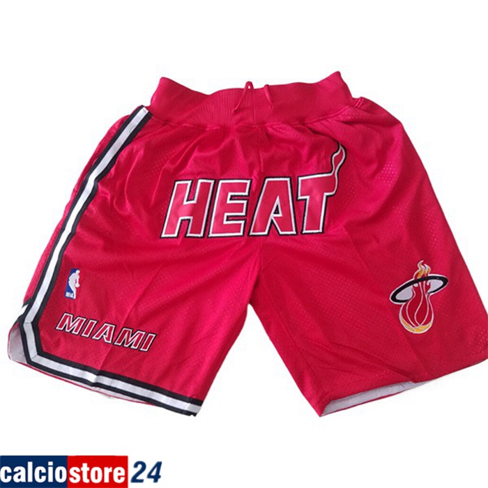 Pantaloncini NBA Miami Heat Rosso