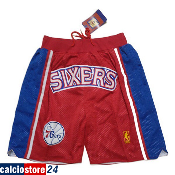 Pantaloncini NBA Philadelphia 76ers Rosso