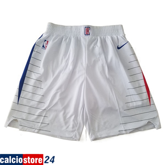 Pantaloncini NBA Los Angeles Clippers Bianco