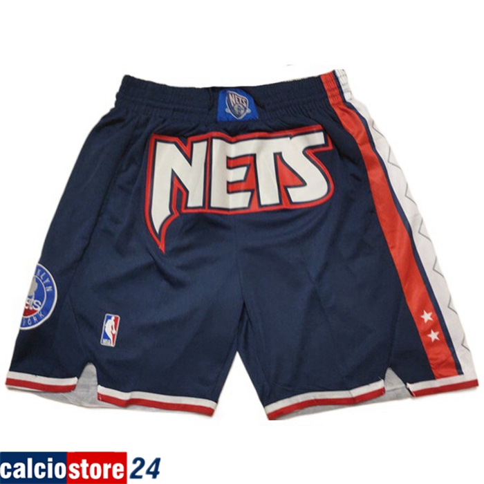 Pantaloncini NBA Brooklyn Nets Blu Scuro