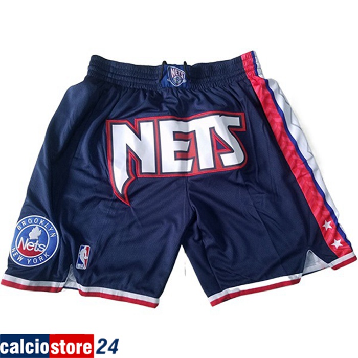 Pantaloncini NBA Brooklyn Nets Blu Scuro