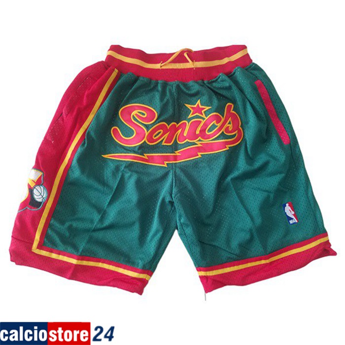 Pantaloncini NBA Seattle Supersonics Verde