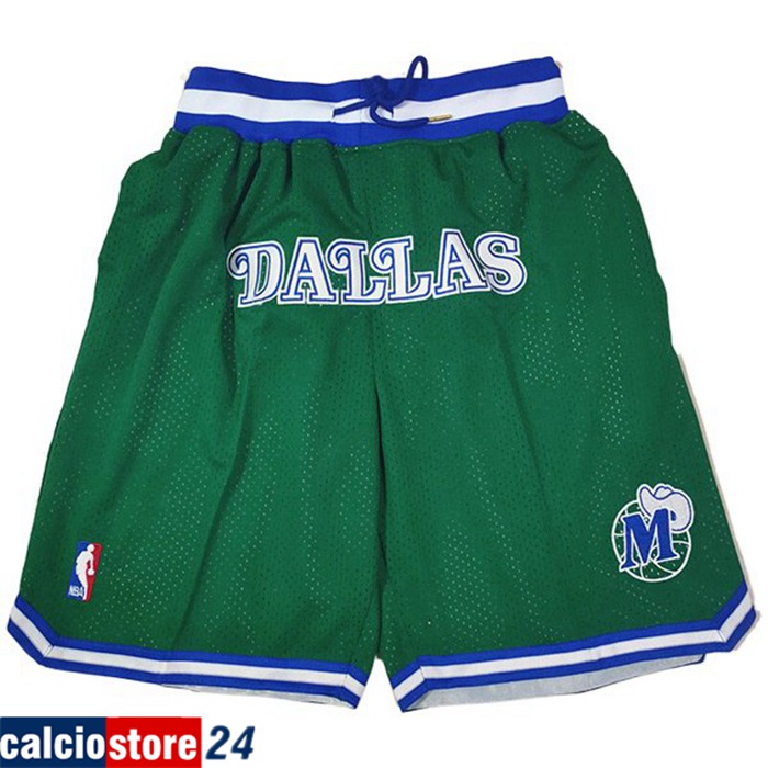 Pantaloncini NBA Dallas Mavericks Verde