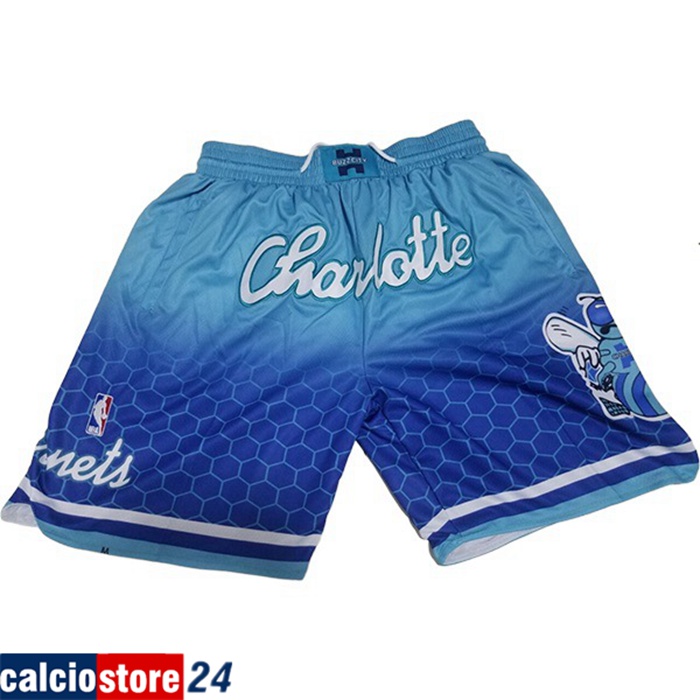 Pantaloncini NBA Charlotte Hornets Blu