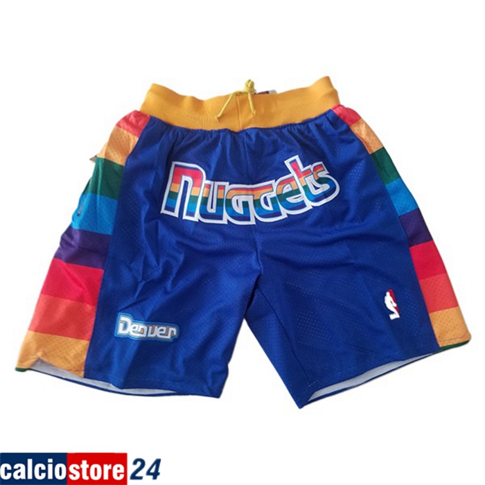 Pantaloncini NBA Denver Nuggets Blu