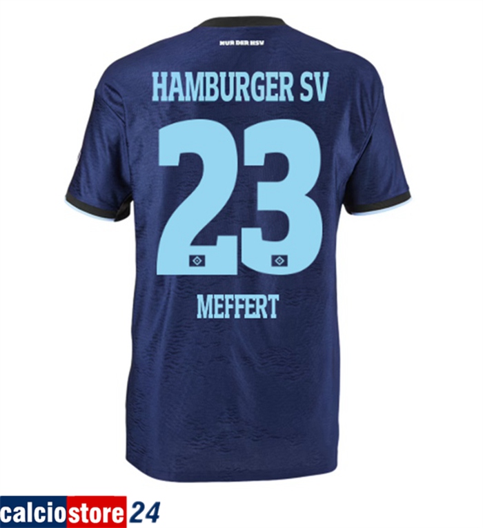 Maglie Calcio HSV Hamburg (MEFFERT #23) 2022/2023 Seconda
