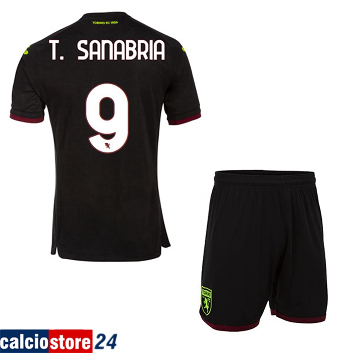 Maglie Calcio Torino (T.-SANABRIA #9) Bambino Terza 2022/2023