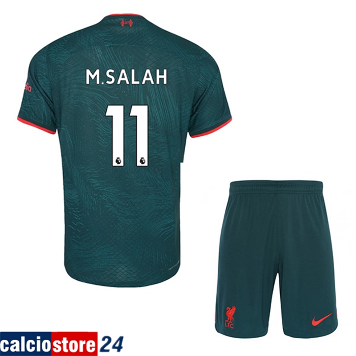 Maglie Calcio Liverpool (M.SALAH #11) Bambino Terza 2022/2023