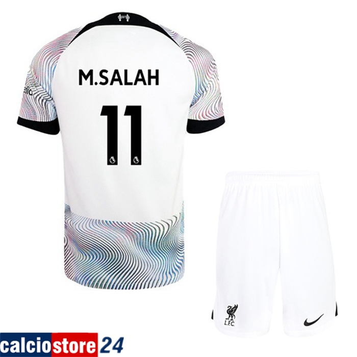 Maglie Calcio Liverpool (M.SALAH #11) Bambino Seconda 2022/2023
