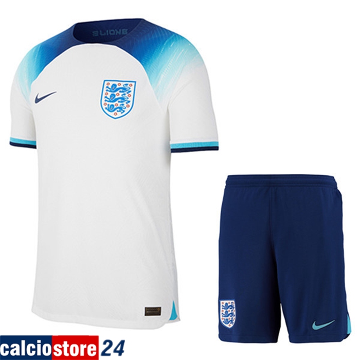 Kit Maglie Calcio Inghilterra Prima + Pantaloncini Coppa Del Mondo 2022