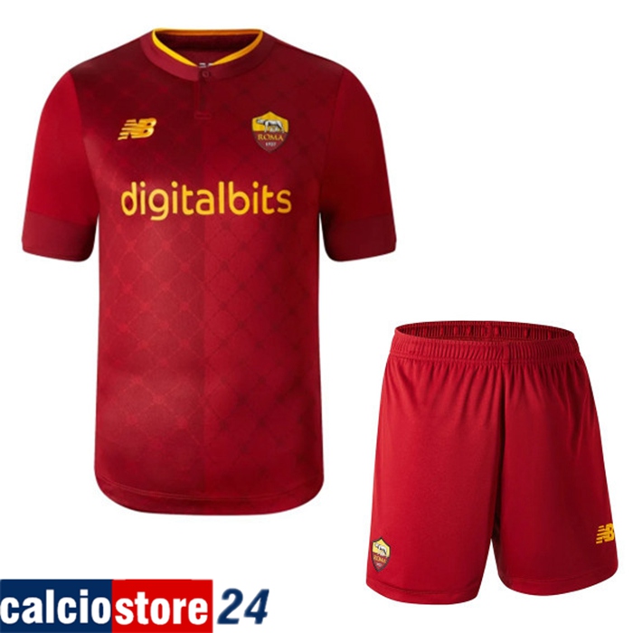 Kit Maglia AS Roma Prima + Pantaloncini 2022/2023