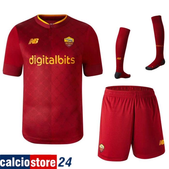 Kit Maglia AS Roma Prima (Pantaloncini + Calzini) 2022/2023