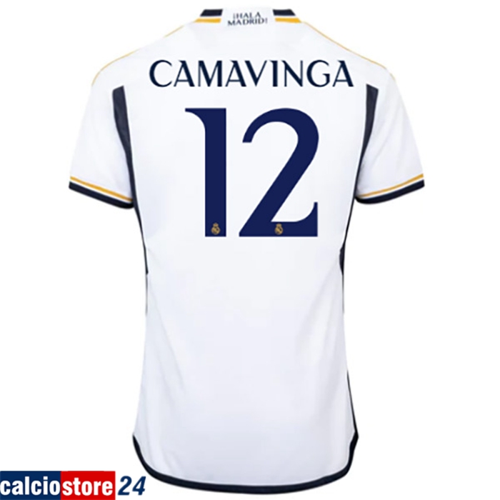 Numeri Maglia Real Madrid CAMAVINGA 12 2023 2024 Prima Originali
