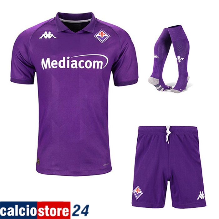 Kit Maglia Fiorentina Prima (Pantaloncini + Calzini) 2024/2025