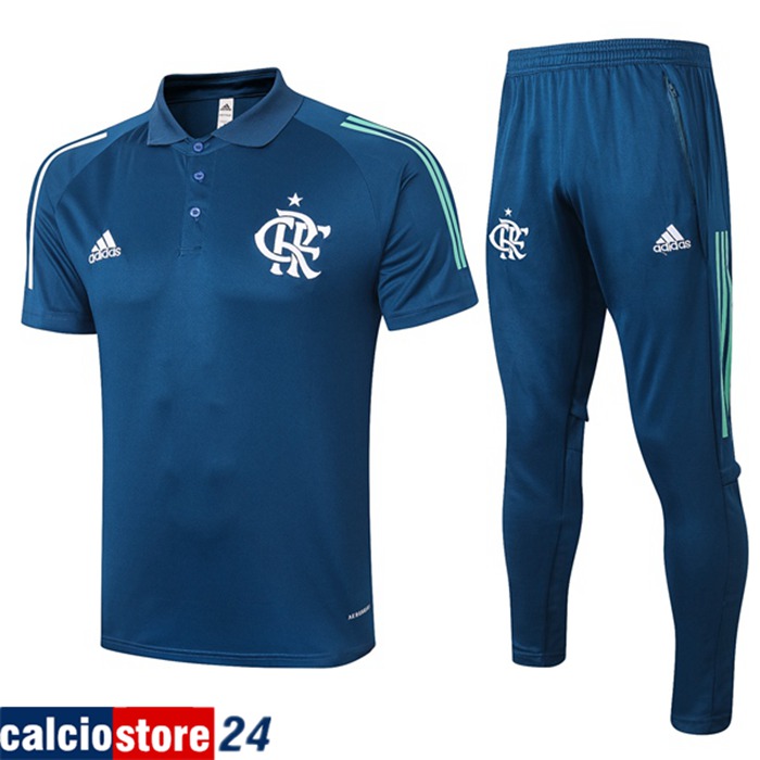 Nuove Kit Maglia Polo Flamengo + Pantaloni Blu Reale 2020/2021