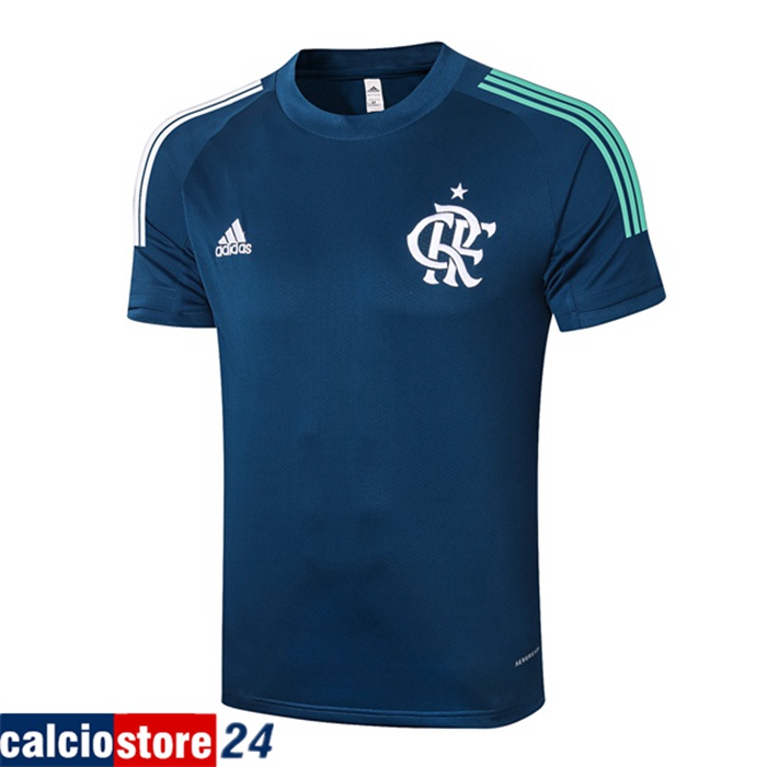 Nuova T Shirt Allenamento Flamengo Blu Reale 2020/2021