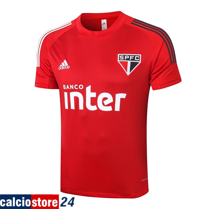 Nuova T Shirt Allenamento Sao Paulo FC Rosso 2020/2021