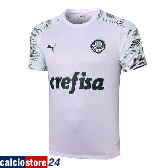 Nuova T Shirt Allenamento Palmeiras Bianca 2020/2021