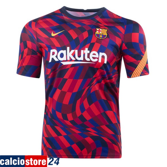 Nuove T Shirt Allenamento FC Barcellona Rosso 2020/2021