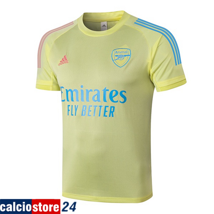 Nuova T Shirt Allenamento Arsenal Giallo 2020/2021
