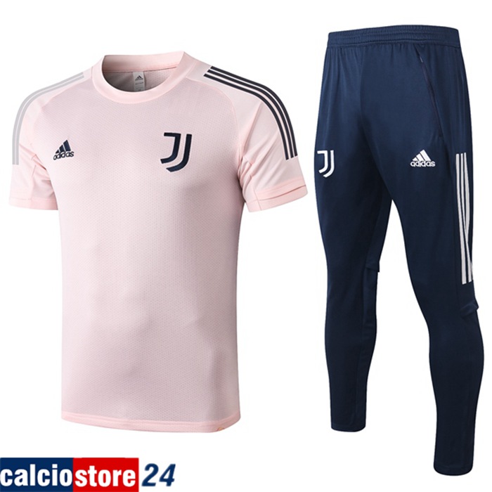 Nuova Kit Maglia Allenamento Juventus + Pantaloni Rosa 2020/2021