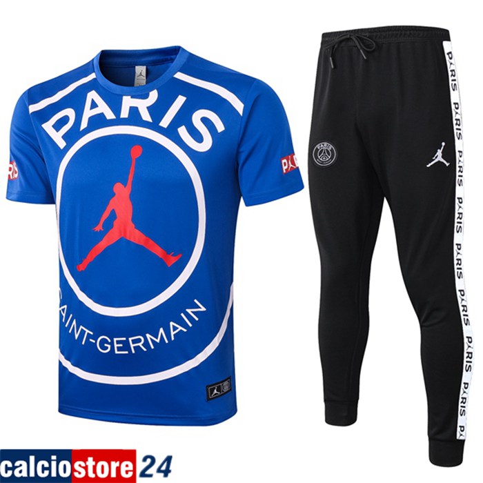 Nuova Kit Maglia Allenamento Paris PSG Jordan Blu 2020/2021