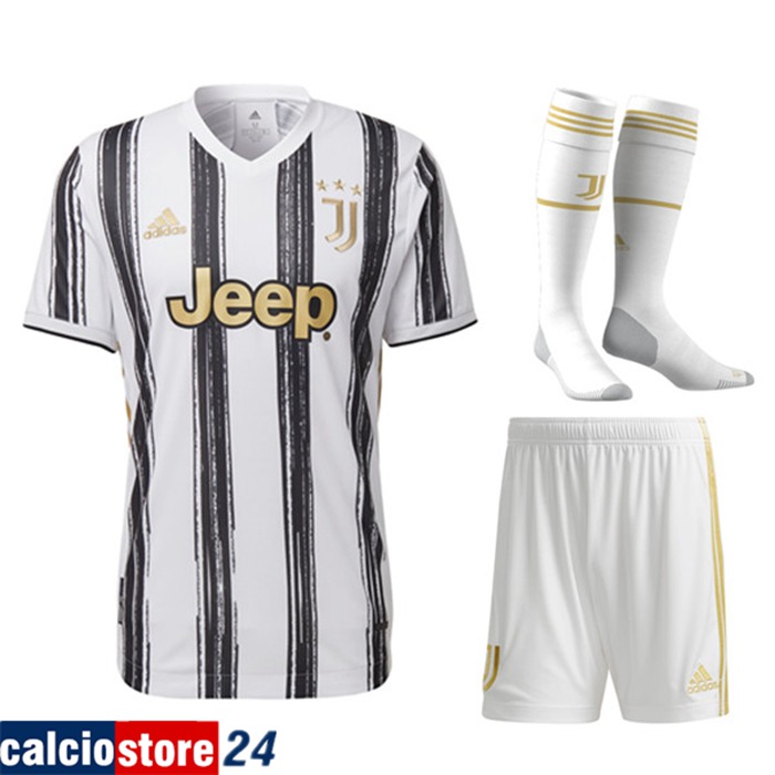 Nuova Prima Maglia Juventus (Pantaloncini+Calzettoni) Kit 2020/21