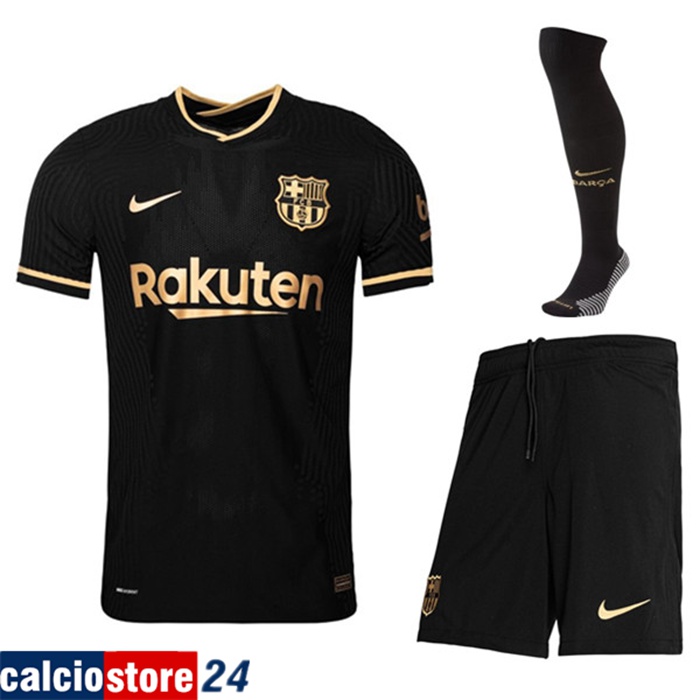Nuove Seconda Maglia FC Barcellona (Pantaloncini+Calzettoni) Kit 2020/21