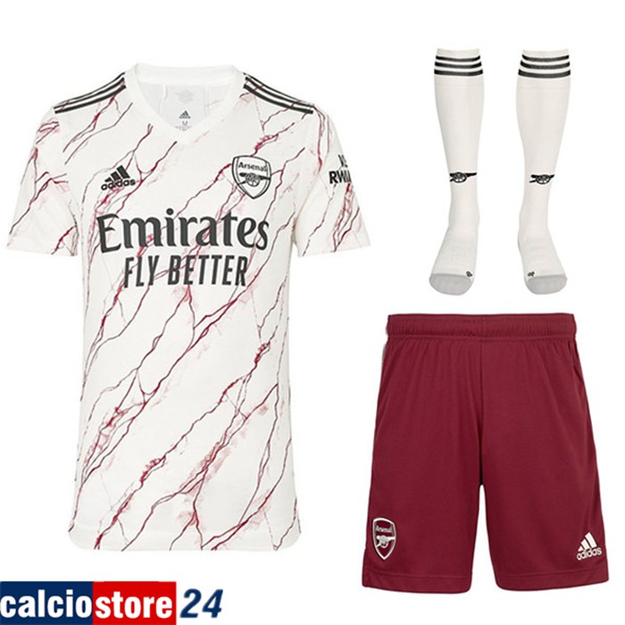 Nuova Seconda Maglia Arsenal (Pantaloncini+Calzettoni) Kit 2020/2021